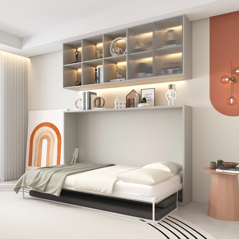 أريكة سرير قابلة للطي، قسم سرير غير مرئي قابل للطي، جدار ميرفي متعدد الوظائف مخفي