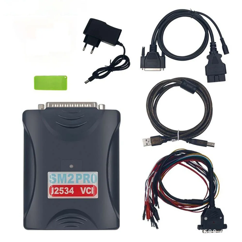 SM2 PRO J2534 Carrying Dongle 67 IN 1 Protocol Car Diagnostic Instrument  3Key 2Key EU US PLUG