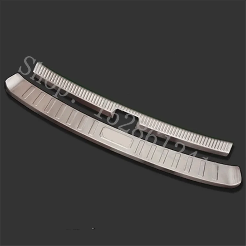 

For Volkswagen Golf 7/7.5 2018 -2020 Stainless Steel Rear Bumper Protector Sill Trunk Tread Plate Trim Car styling 2PCS