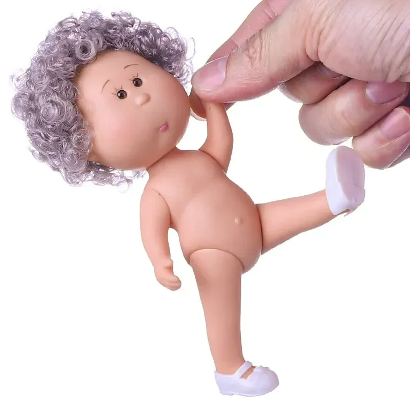 

Potato Doll Mia Naked Doll 5.5 Inch 14cm Mini Bjd Blank Canvas For Handmade Repaint Collectible Art Doll For Doll Collectors