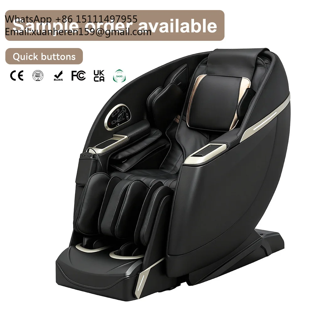 Foot Spa Shiatsu Body 3D Zero Gravity AI Body Massage Chair 2025 New Technology