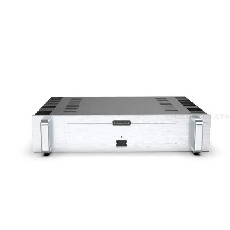 オールアルミ両面ヒートシンククラスAパワーアンプDIYシャーシプリアンプシェルハウジングW430*H92*D308mm