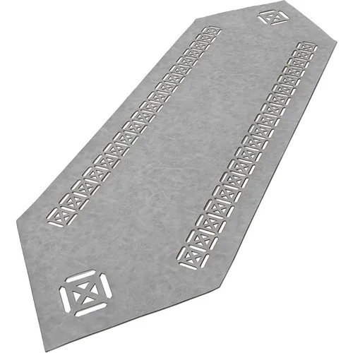 

Deriver Home Diemension Triangle Runner Gray