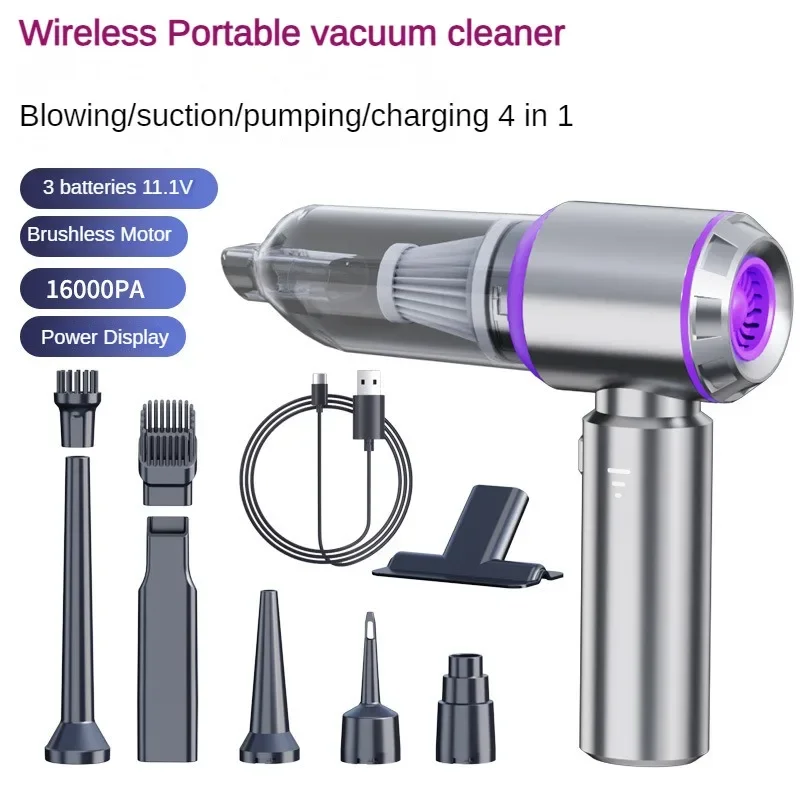 Brushless Motor  Car Vacuum Cleaner 3-speed Adjustment Wireless Cleaner 6000mAh Large Capacity Battery Home Vacuum Cleaners