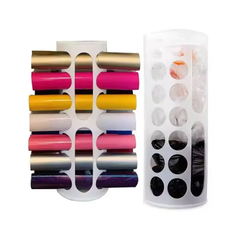 Foldable Plastic Bag Storage Rack Wall Mount Garbage Bag Dispenser Household Kitchen Space Saving Holder