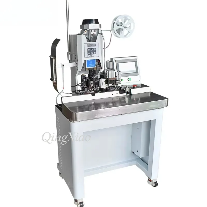 Industrial Double Function Sheathed Wire Stripping Press Terminals Machine Cable Peeling Stamping Cable Manufacturing Equipments