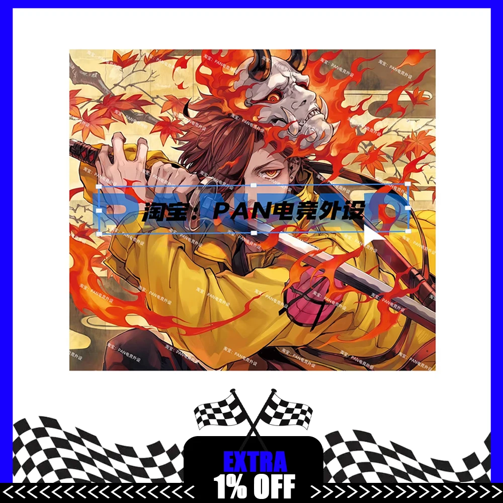 PAN Esports Gaming Glass Mousepad Smooth and Speed Mouse Pad FPS Coating Full Coverage Primer For APEX CSGO PC Accessories Gifts