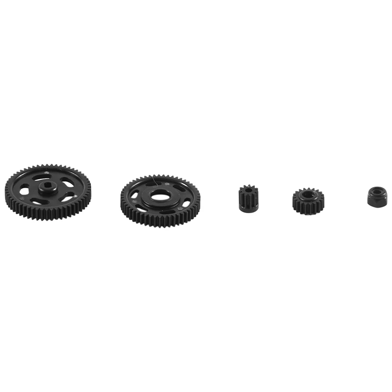 Transmission Steel Spur Gear Set As Shown Metal RC Upgrade Parts For 1/24 RC Crawler Axial SCX24 AXI90081 AXI00002 C10 AXI00001