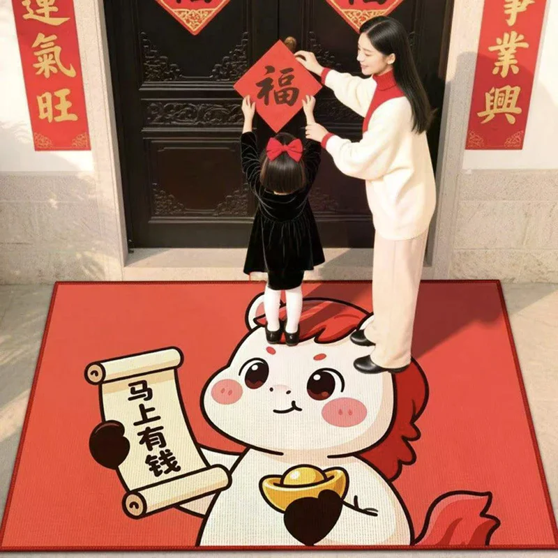 

Напольный коврик для гостиной, декоративное одеяло, домашний коврик для ног прихожей, водопоглощающий коврик для двери против падения
