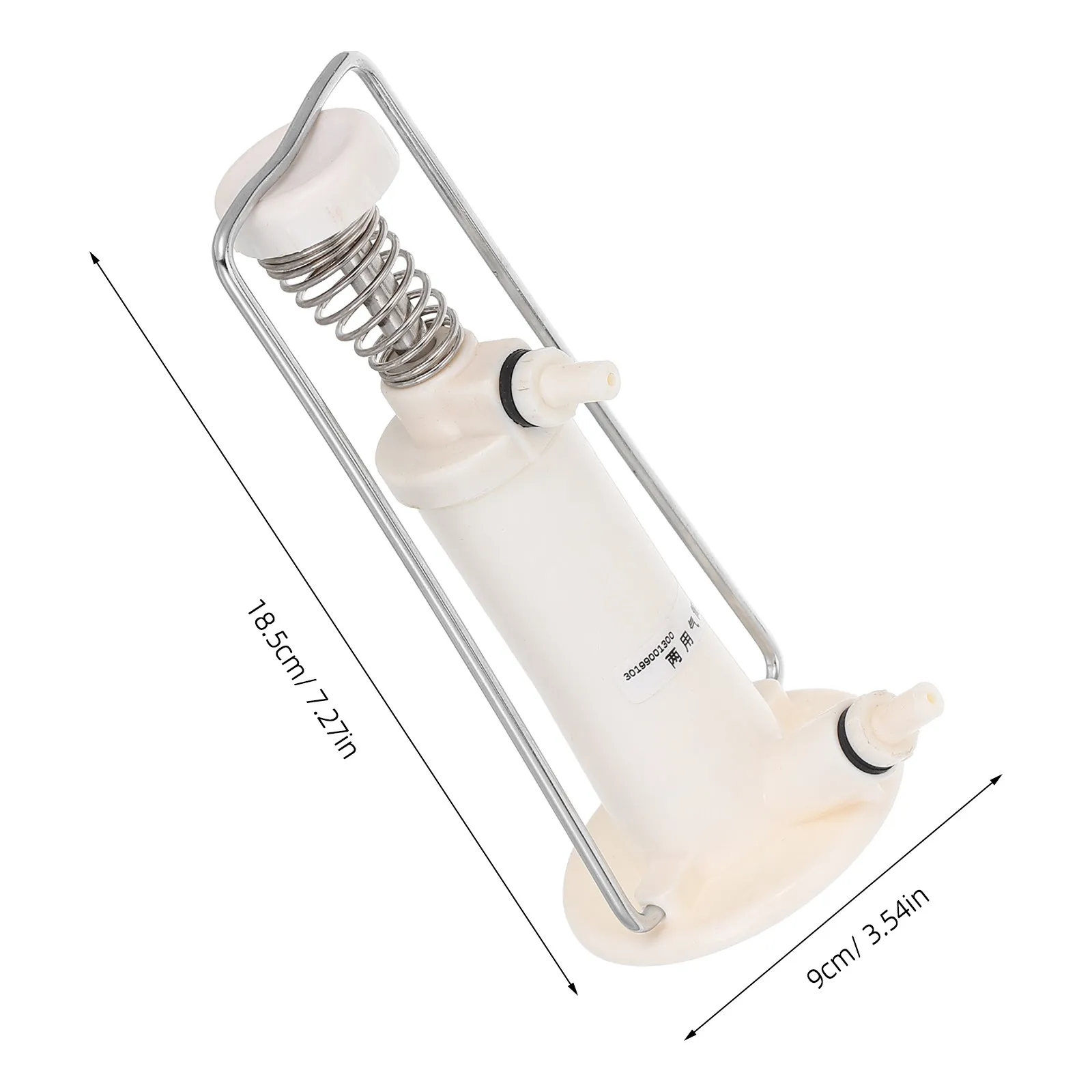 Dual Function Hand Vacuum Air Pump Spring Return Portable Compressor for Physics Lab Teaching Student Science Project Apparatus