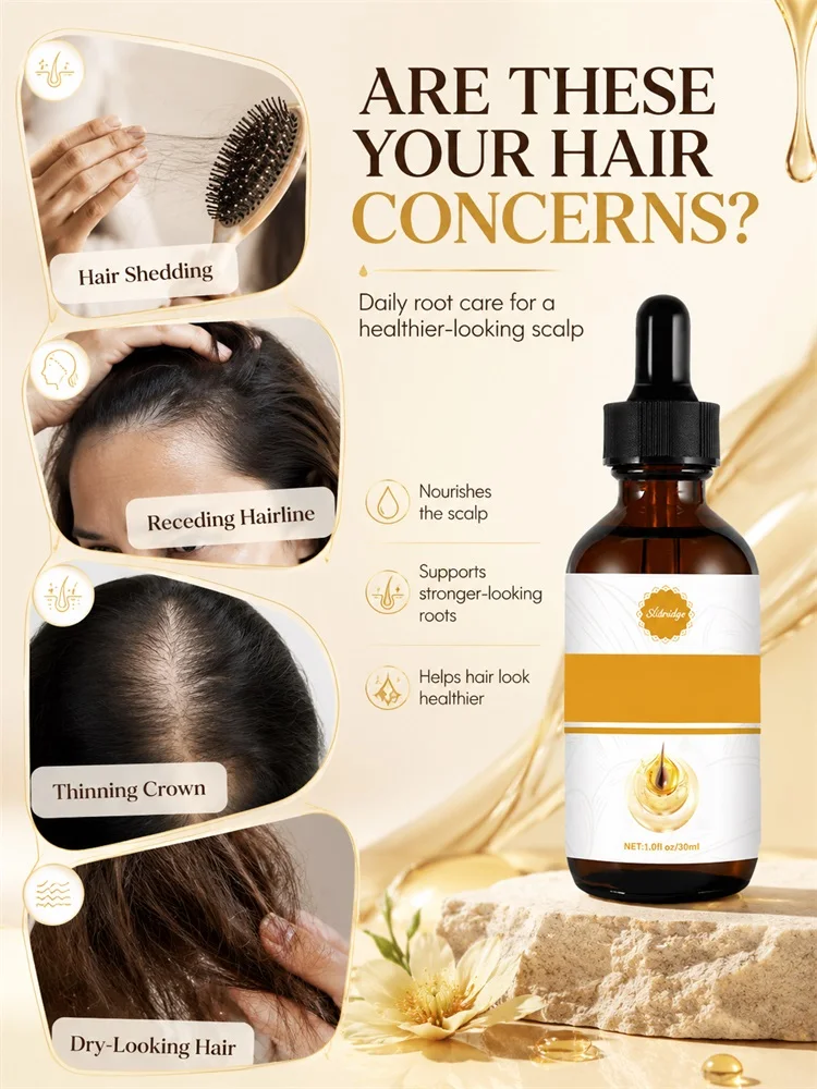 Support Healthy‑Looking Hair With Our Daily Root‑Strengthening Serum Enriched With Seven Herbal Extracts For Denser Look.