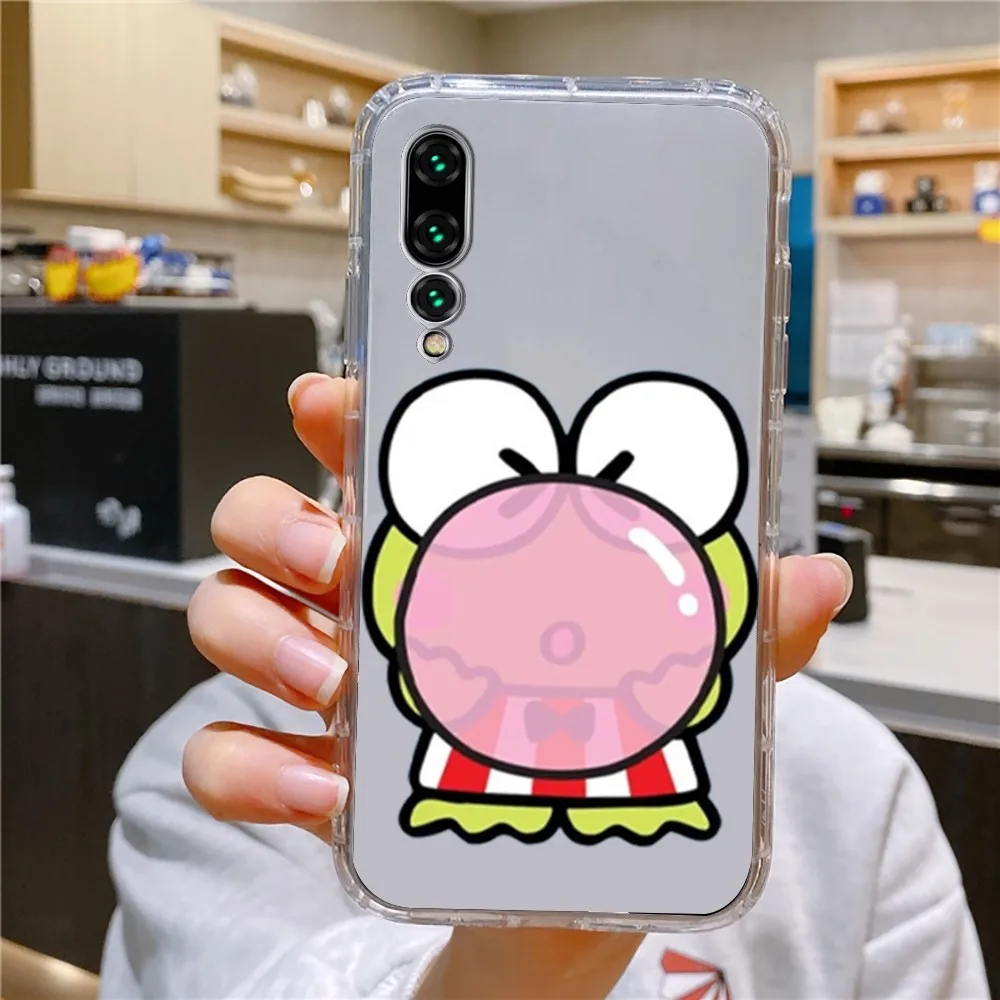 S-Sario K-Keroppi Phone Case For Xiaomi 11 Redmi Note 11 5G 8T 9A 9 10T Note8Pro Note9 12SUltra Transparent Case