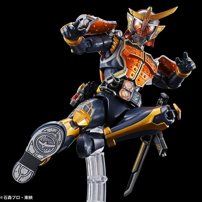 Bandai Original Figure-rise Standard Kamen Rider Anime GAIM ORANGE ARMS Figure Assembly Model Kit Collection Toy Gift for Kids