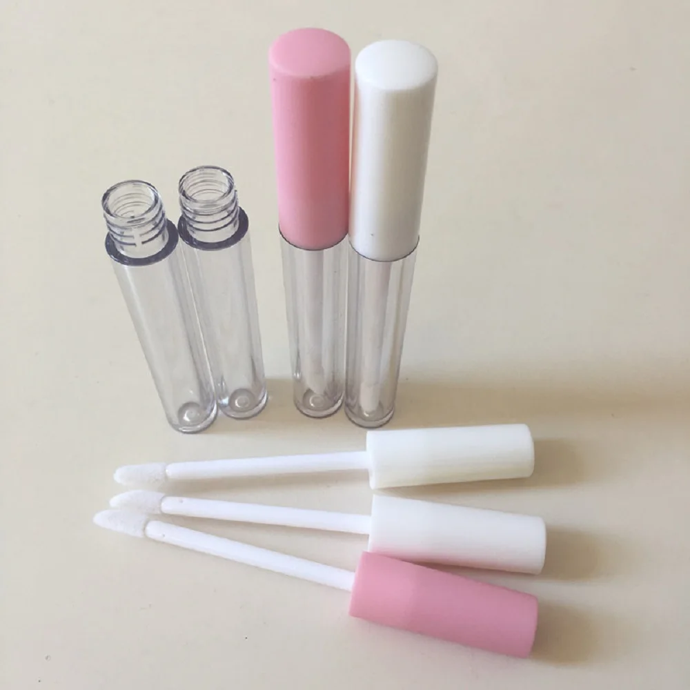 3 ml süße leere rosa Lipgloss-Röhre, DIY-Kunststoff-Behälter für flüssigen Lippenstift, Make-up-Tools für Frauen – Detail 3