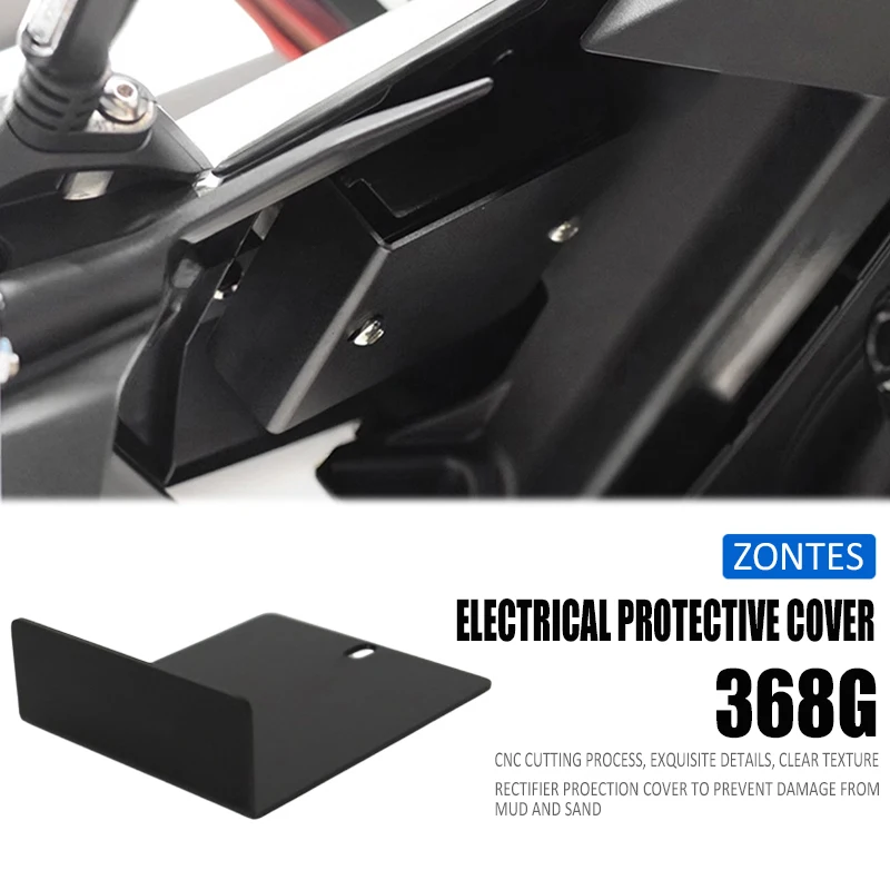 

NEW For Zontes 368G 368 G G368 G 368 Rectifier protective cover 368g Aluminum alloy voltage Regulator mud guard protective cover