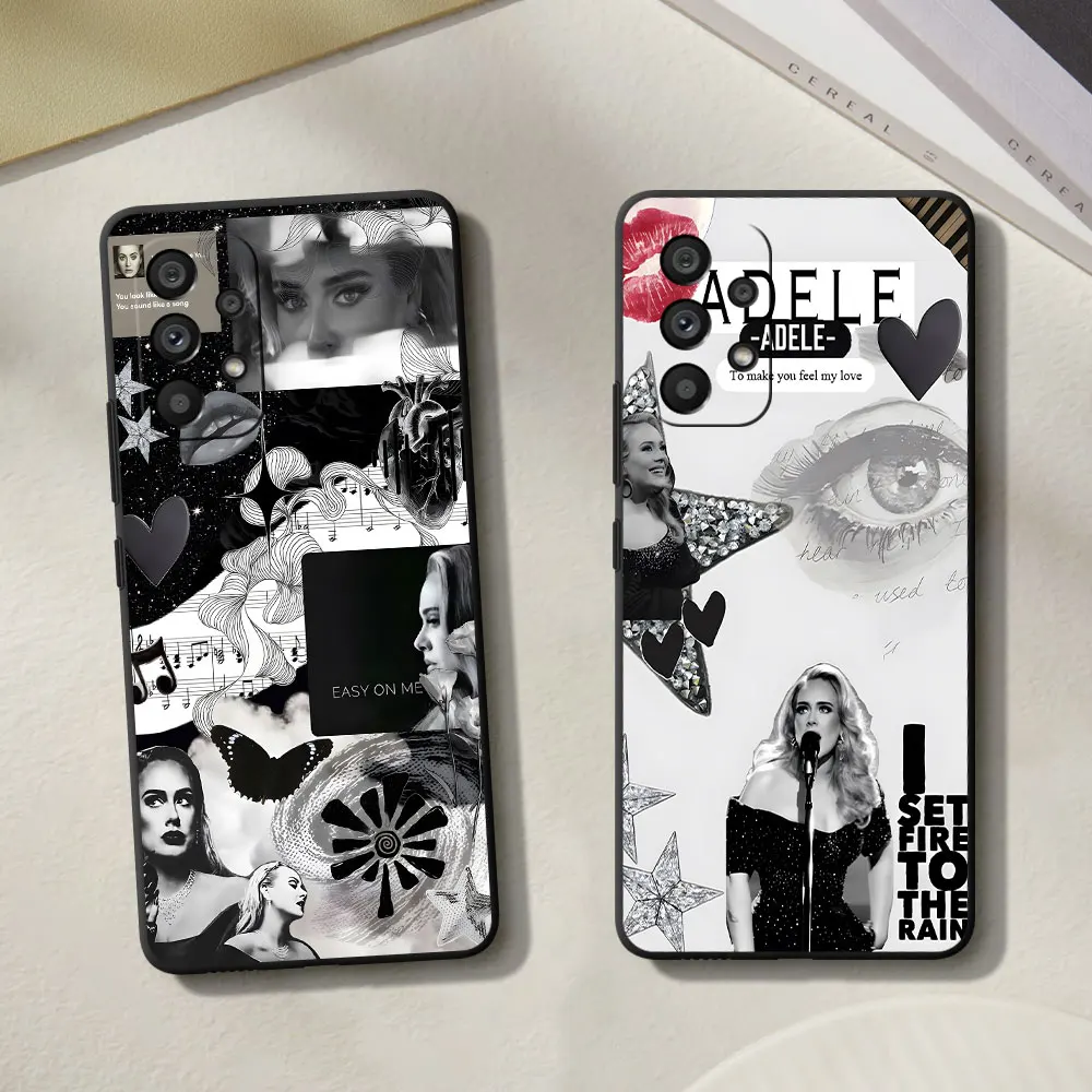 المغني A-Adele حافظة لهاتف سامسونج جالاكسي A15 A53 A16 A55 A12 A32 A21s A54 A33 A34 A24 A51 A71 A52 A22 A13 A14 غطاء هاتف من البولي يوريثان #3