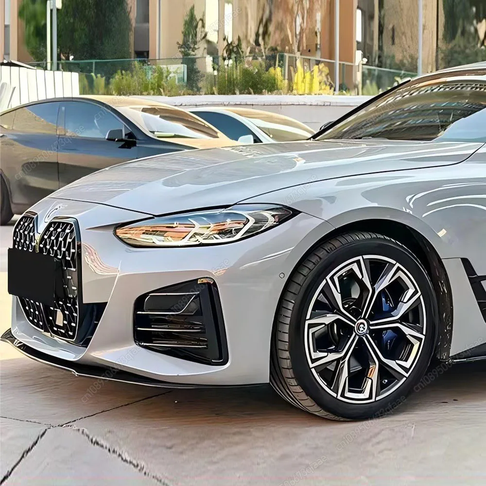 

For BMW 4 Series G24 G26 420i 430i i4 M50 4-Doors Gran Coupe 2021-2024 Mp Style Car Front Bumper Splitter Lip Diffuser Body Kits