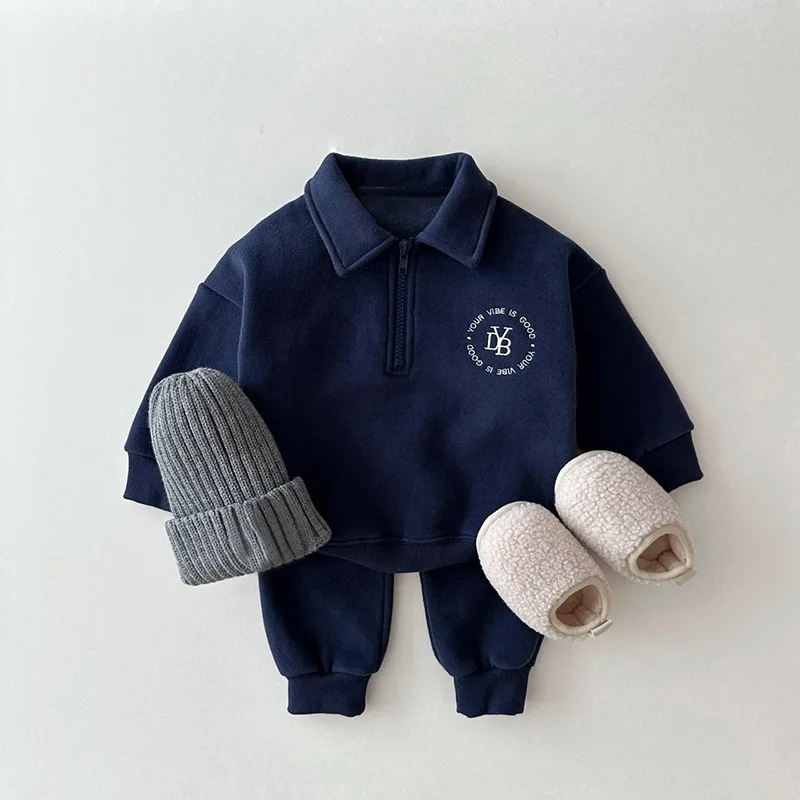 Melario Korea Baby Jungen Kleidung Sets FrühlingBaby Mädchen Herbst Baumwolle Kleidung Kinder Sweatshirt Pullover Tops + Hose A