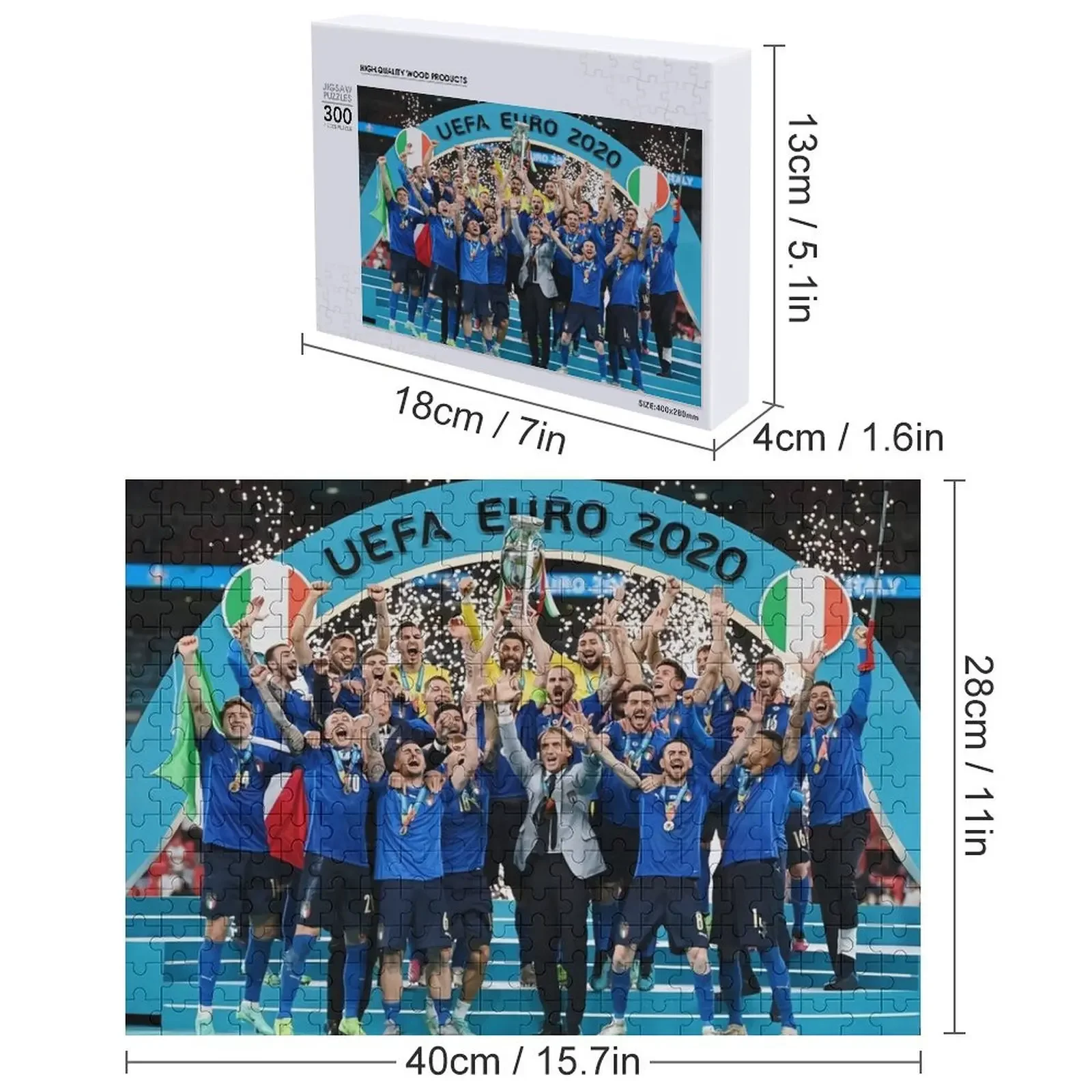 Azzuri Win Jigsaw Puzzle صورة شخصية هدية لغز الحيوان #5