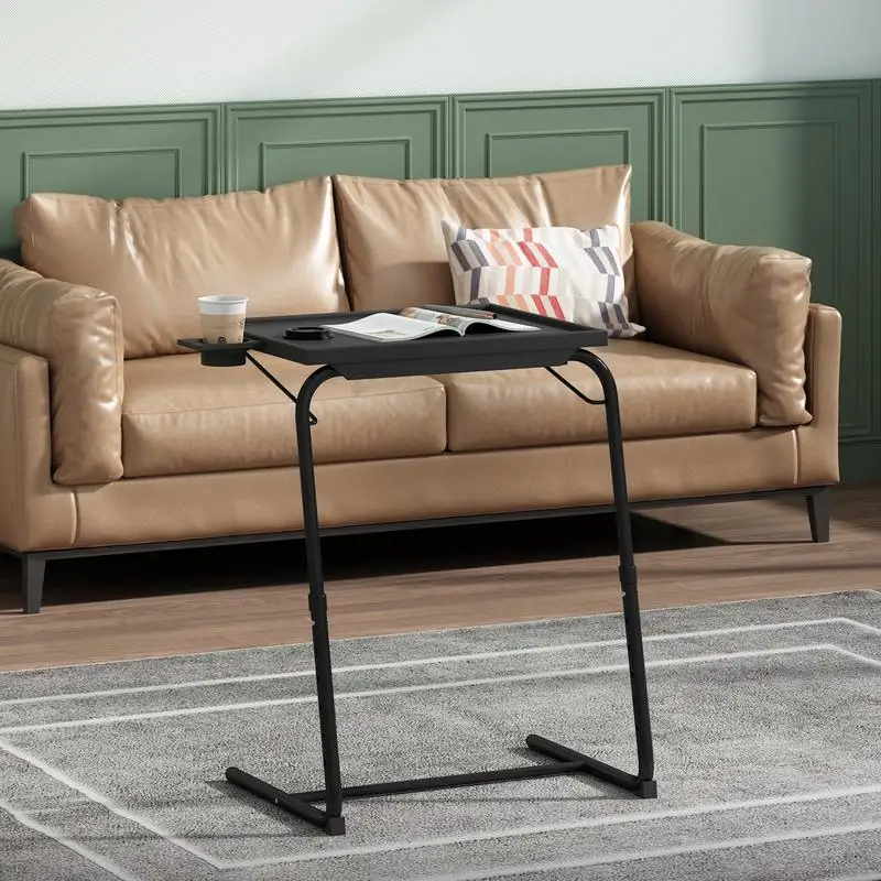 Adjustable Portable Computer Desk with Height and Angle Settings for Office Use