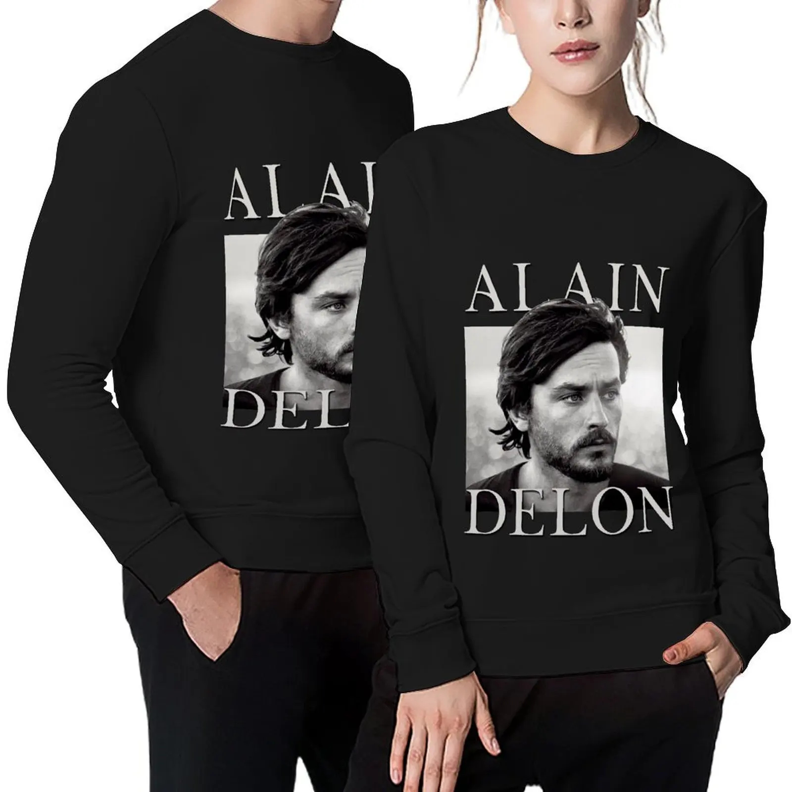 

alain delon french actor Pullover men's clothes korean autumn clothes clothes for men graphic t shirts men sweatshirts for men