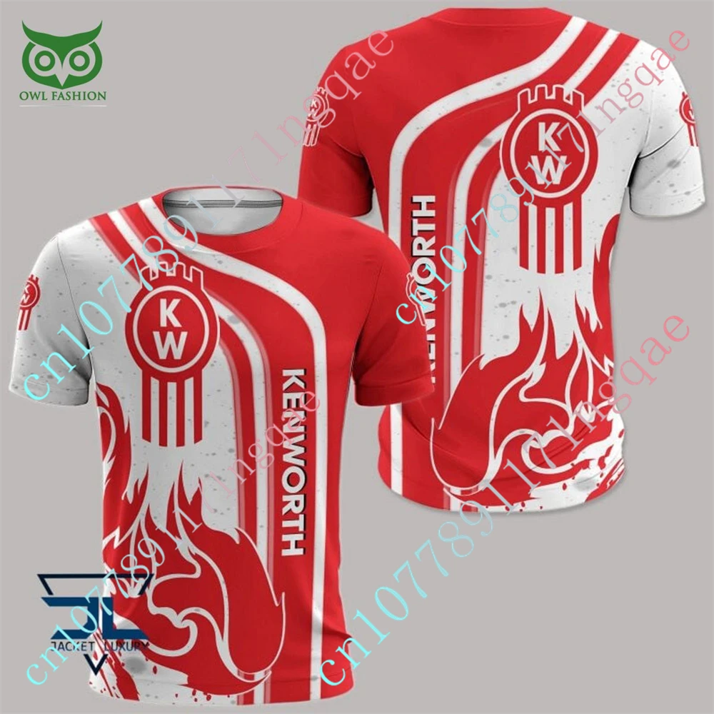 

Kenworth Clothing Anime T Shirt For Men Women Unisex T-shirts Harajuku Short Sleeve Top Casual Oversized T-shirt Custom Logo
