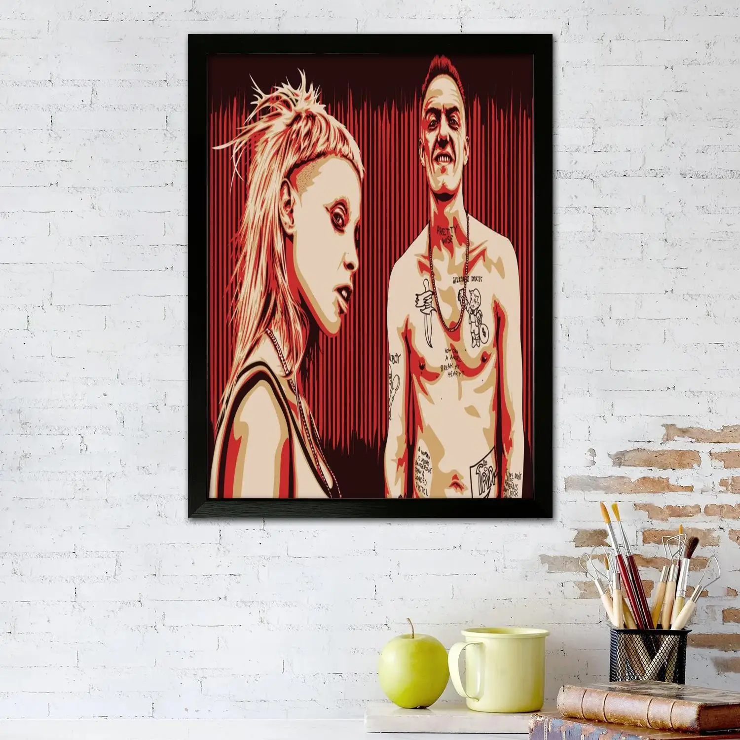 die antwoord band Canvas Art Poster, Wall Art Picture Print, Modern Family Bedroom Decor Posters,Decorative painting