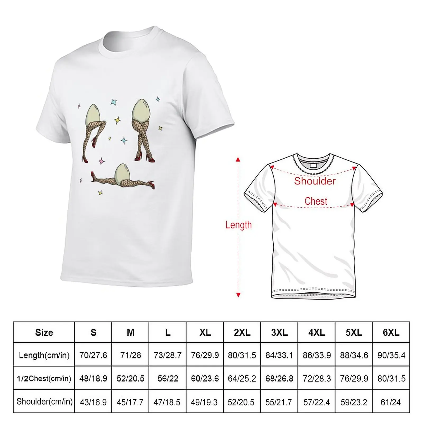 New Eggs With Legs T-Shirt Anime t-shirt black t shirt animal print shirt for boys anime clothes plain white t shirts men