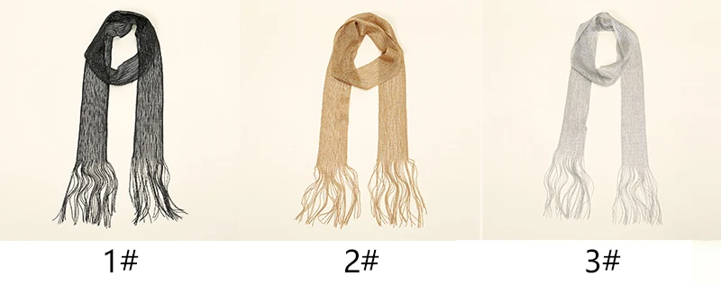 New Fashion Shiny Necklace For Women Lace Tassel Nightclub Party Evening Dress Scarf Bright Silk Gold Silver Sunscreen Shawl