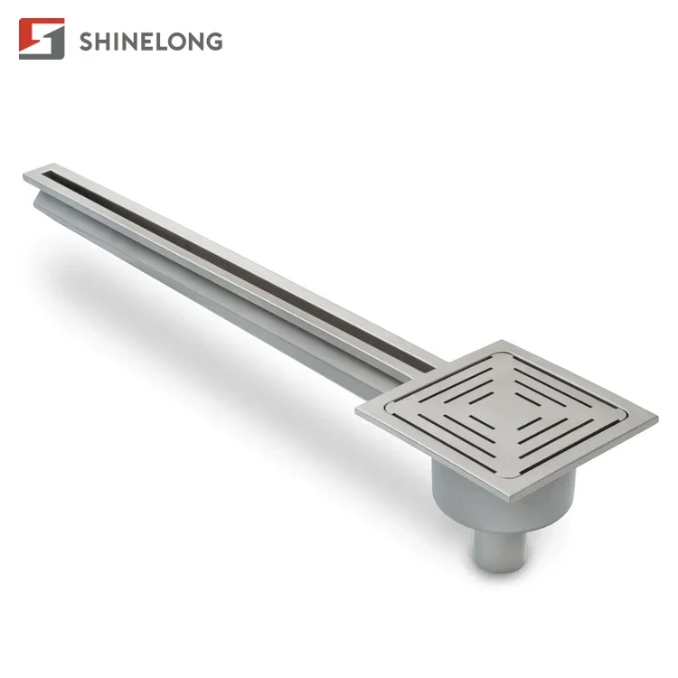 Commercial Catering Back-of-House Stainless Steel Kitchen Floor Drain With Grate