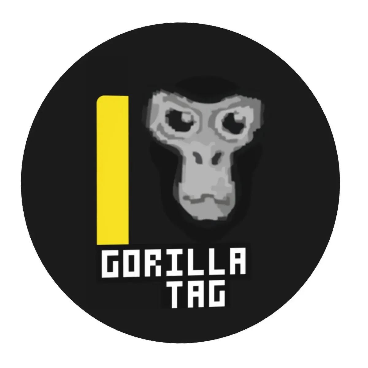 Gorilla Tag Monkey Round Mouse Pad Computer Keyboard Mouse Mat Gaming Laptop Desk Mat Office Table Mats