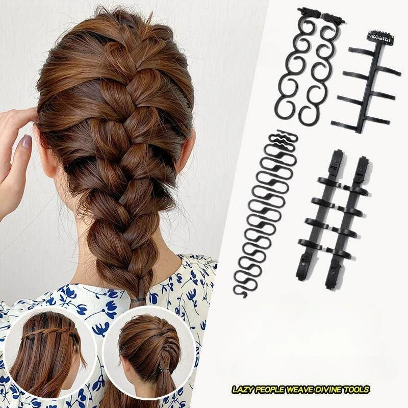 French Braid Styling Tool for Easy DIY Hairstyles