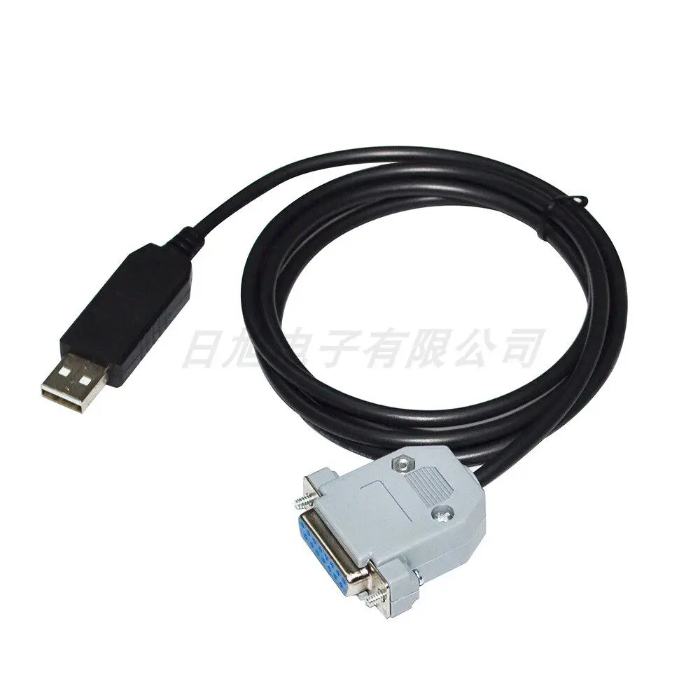 USB to DB15 male/female connected to PC RS232 serial communication data cable  suitable for Zhongfei weighing instrument