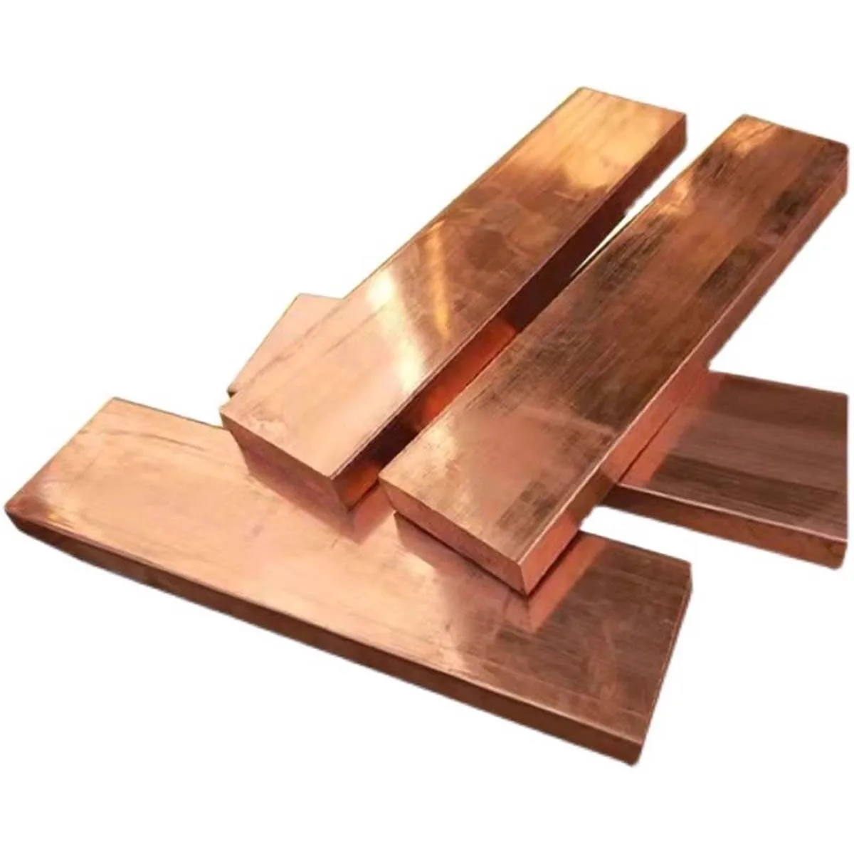 Customized Zero Cut T2 Purple Copper Block, Purple Copper Row, Pure Copper C1100 Electrode, Copper Rectangular Material