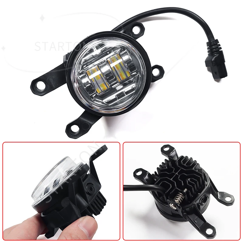 For Toyota Land Cruiser 250 Prado LC250 1958 First Edition FJ250 Two-Color Gold Front Fog Lamp,Upgraded Accessories