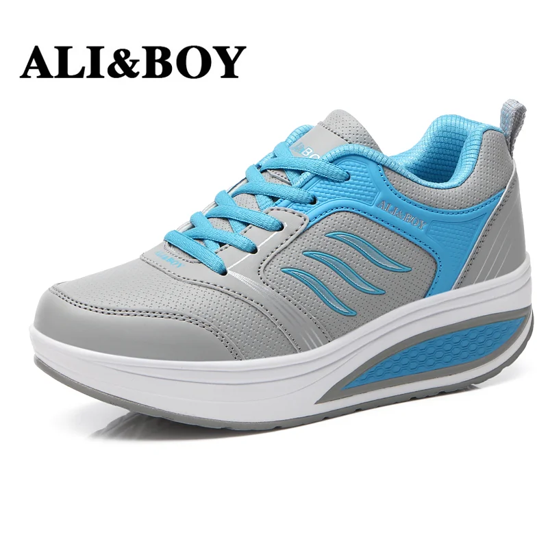 Women Casual Shoes Fashion Breathable Walking Mesh Flat Shoes Woman Platform Sneakers Women Toning Shoes