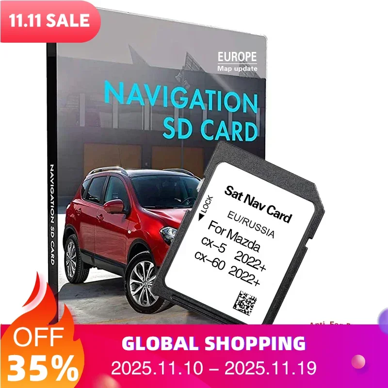

for Mazda CX-5 CX-60 2022+ SD Card Europe Russia 2022 Navigation KAAA66 Sat Nav Maps 32GB Free Shipping