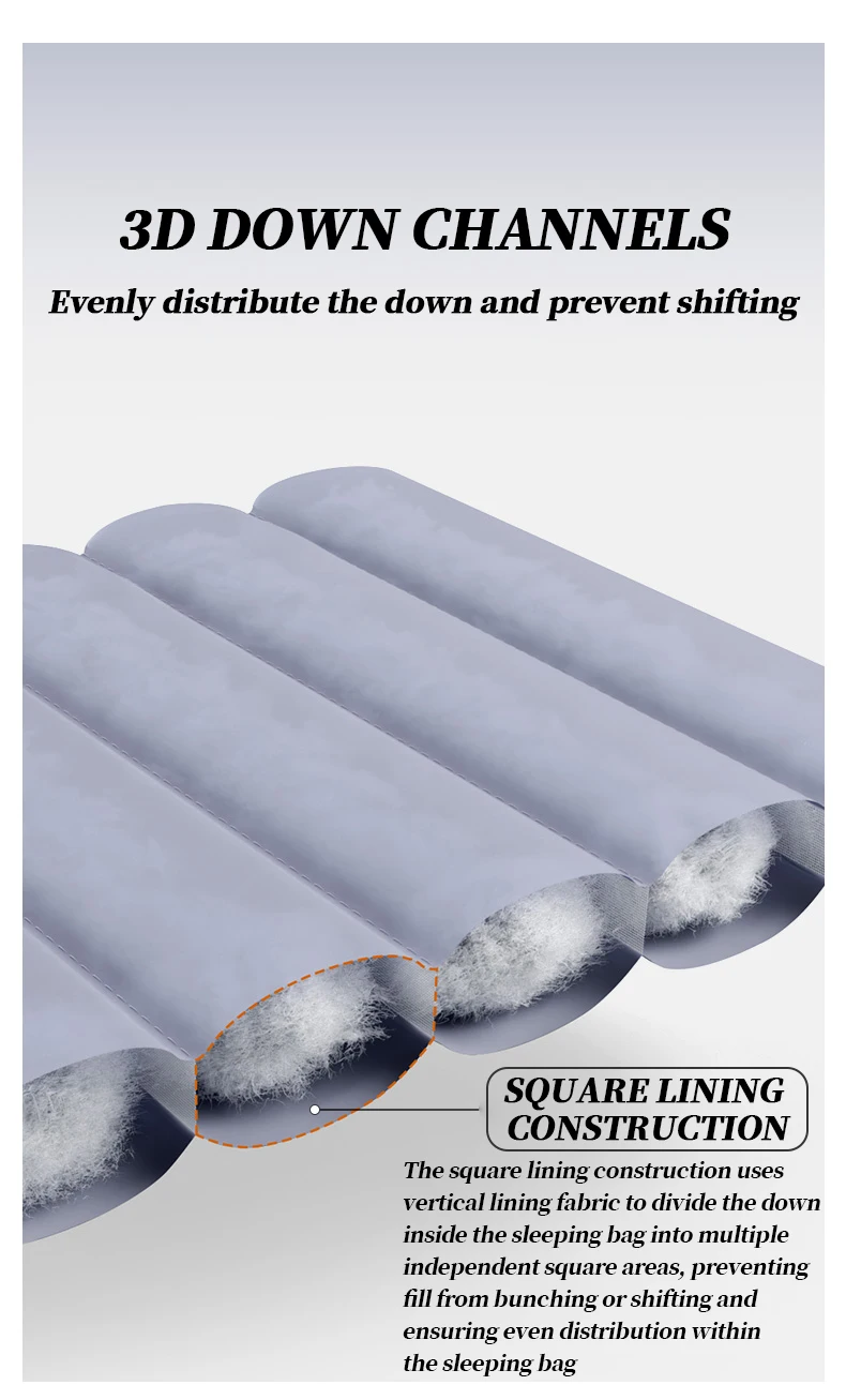 Naturehike CW400 Sleeping Bag Winter Lightweight 650FP Duck Down Sleeping Bag Ultralight Waterproof Hiking Camping Sleeping Bag