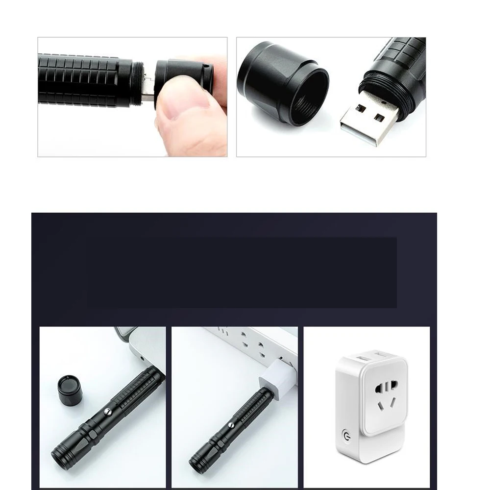 مؤشر ليزر أخضر صغير USB LED لطيف ليزر أخضر بنفسجي للقطط لعبة تفاعلية مشرق مؤشر الرسوم المتحركة ضوء القلم