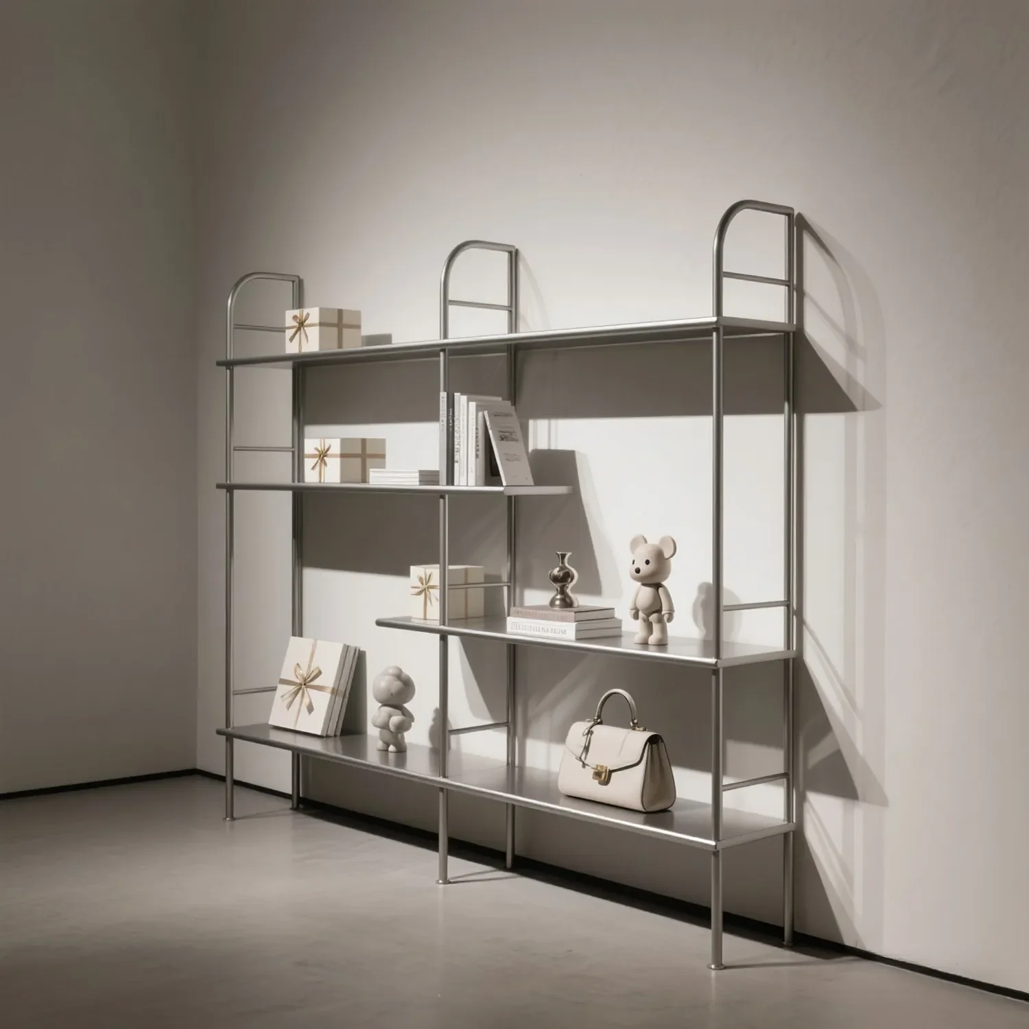 Shoe and bag display cabinets, product display cabinets, live streaming room sample storage racks, beauty salons, clothing store