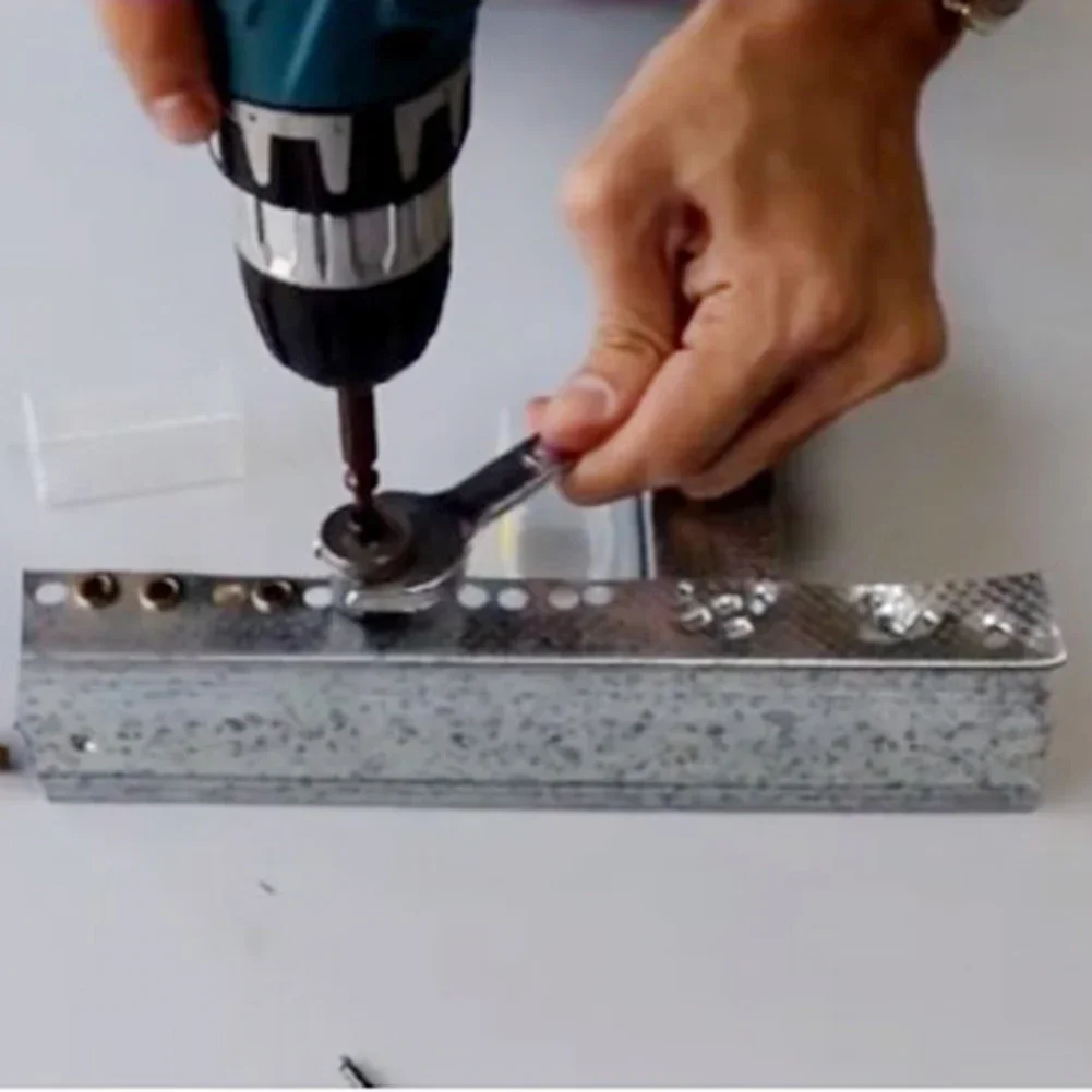 1 Pz Mano Rivetto Dado Testa Strumento Testa Set Per Rivetto Dado Strumento M5 M6 M8 M10 Rivettatrice Manuale Filettato Rivettatrice Dado Rivettatrice Punta Strumento