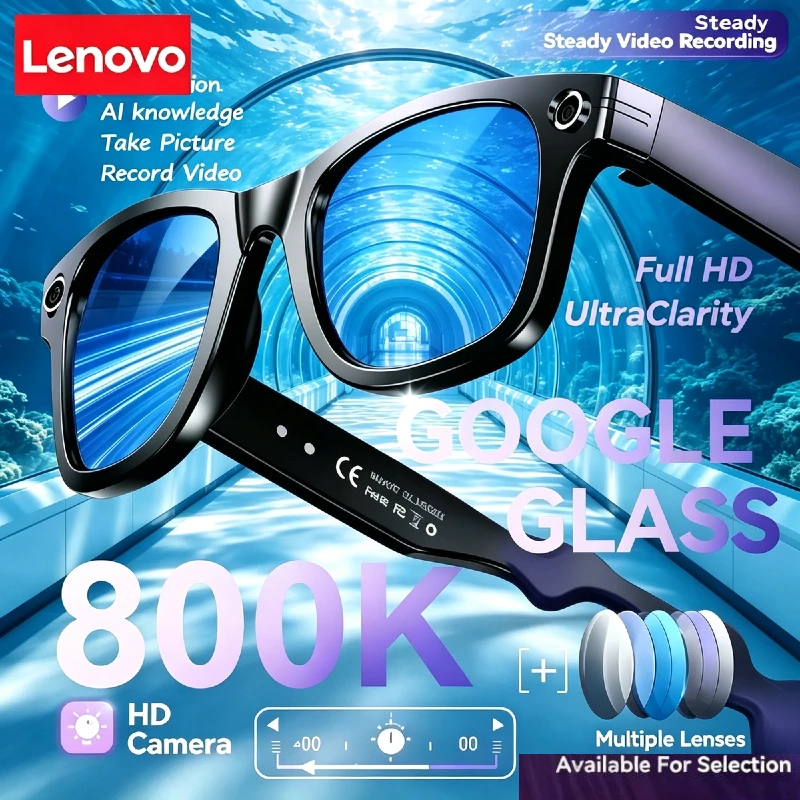 Audiovision Music Player - Lenovo 8K Vision AI Eyeglasses Built-in
