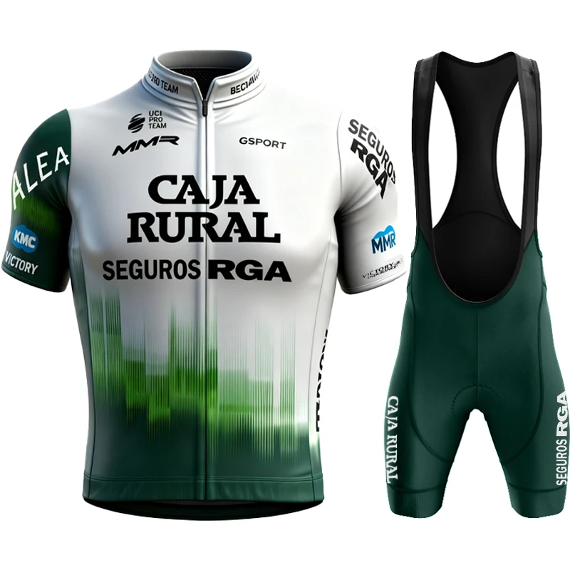 Sportswear Men's Cycling Blouse Caja Rural - Seguros RGA Clothes Mtb Clothing Jersey Shorts Man Uniform Bike Shirt Mountain Suit
