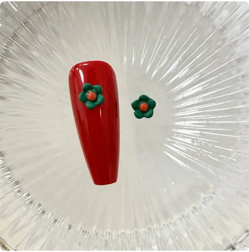 10 stücke Weihnachten Grün Kawaii Bogen Nail art Charms 3D Japanische Legierung Fliege Schmuck Nagel Strass Dekoration DIY Zubehör