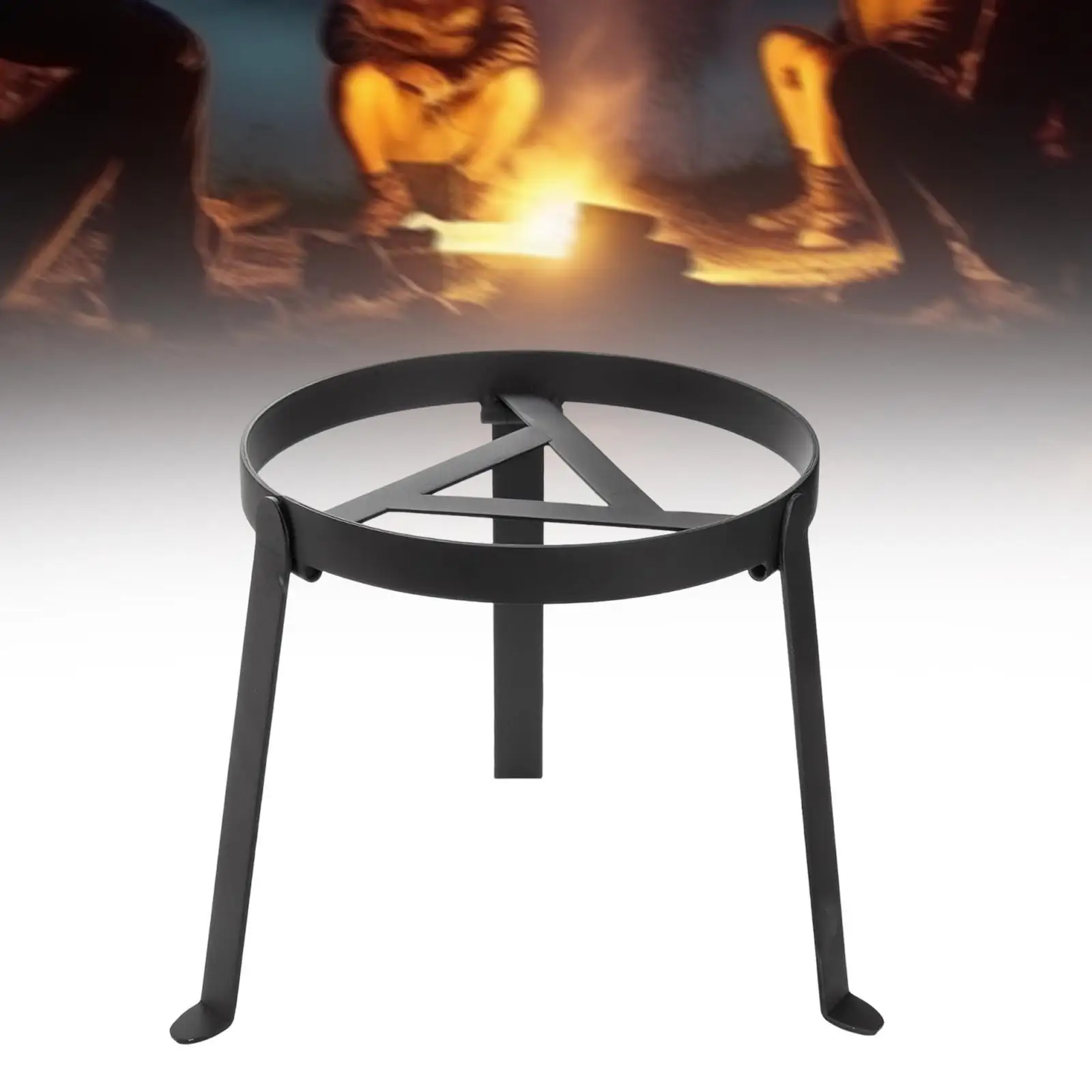 Folding Camping Tripod Outdoor Fire Pit Stand for Dutch Oven Outside BBQ