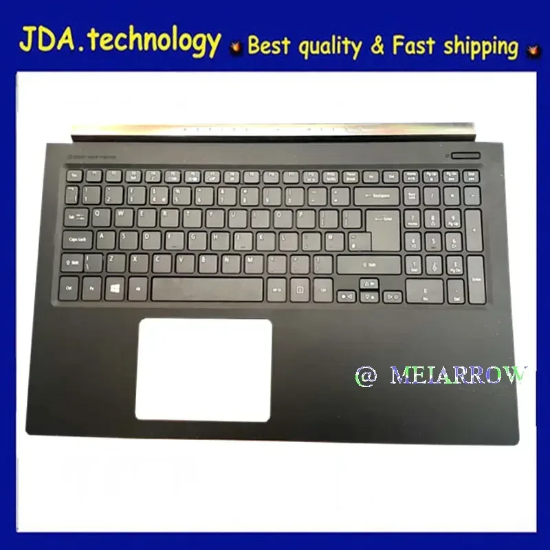 MEIARROW      96%new for Acer Aspire VN7-591 VN7-591G VN7-571 VN7-571G MS2391 palmrest Upper Cover case UK keyboard,no Backlight