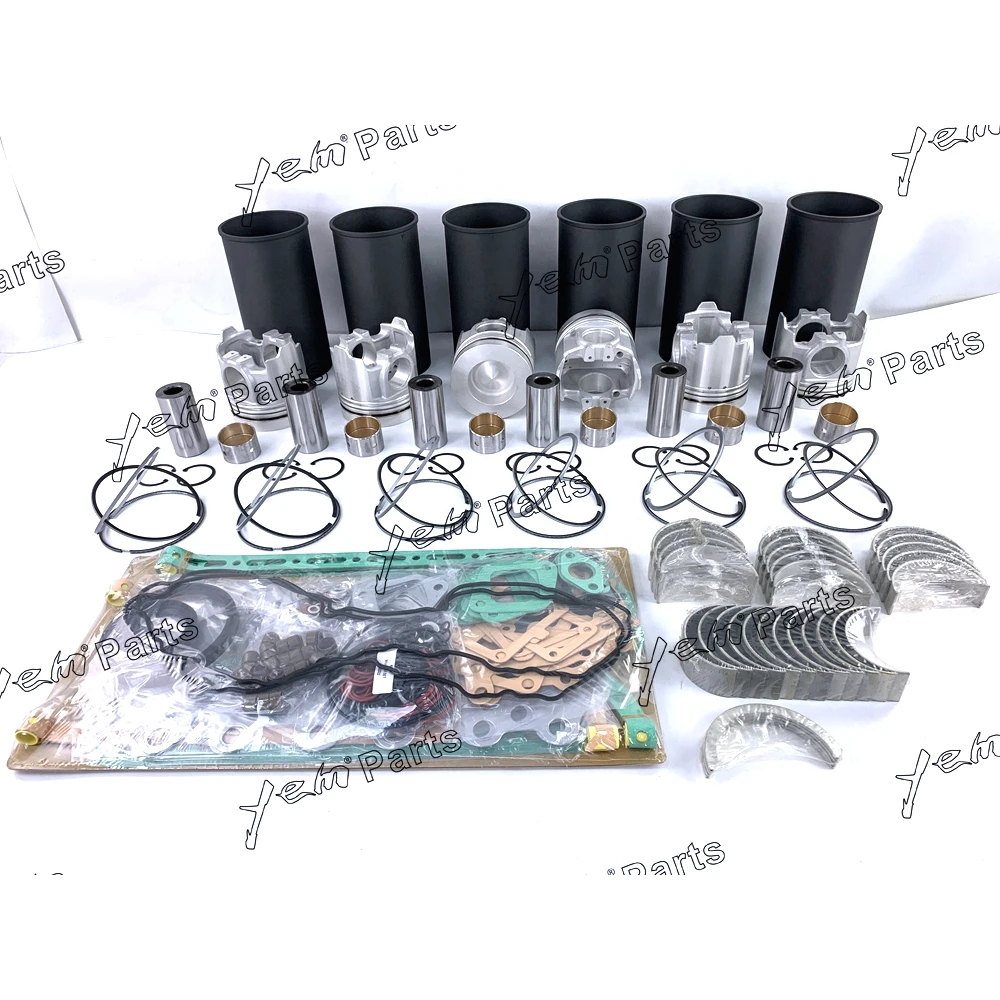 Practical 6RB1 Overhaul Rebuild Kit With Gasket Set Bearing For Isuzu engine part