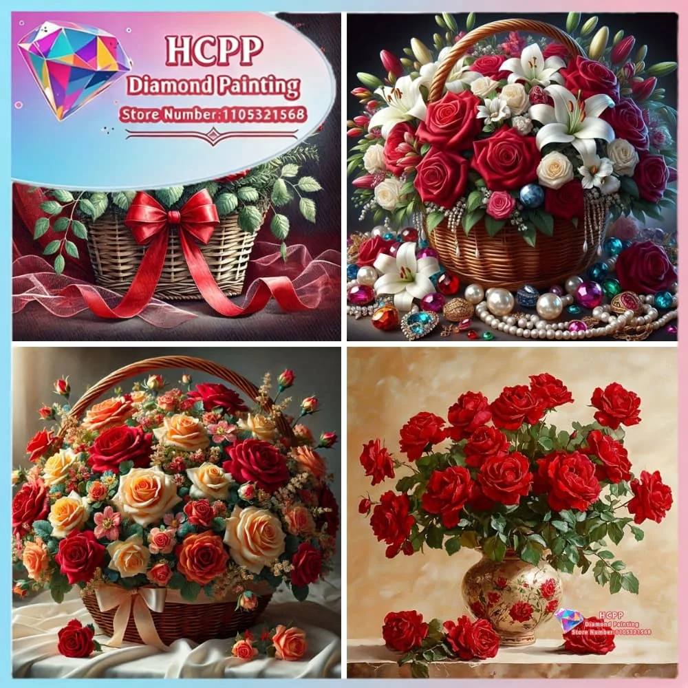 

Набор для алмазной вышивки «Красочные цветы»: квадратные и круглые стразы, 5D DIY мозаика, ручная работа, уникальный изысканный подарок, поделки, декор для дома