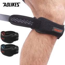 AOLIKES 1PCS Sports Patella Strap Knee Brace Support for Arthritis, ACL, Running, Basketball, Meniscus Tear, Sports, Athletic