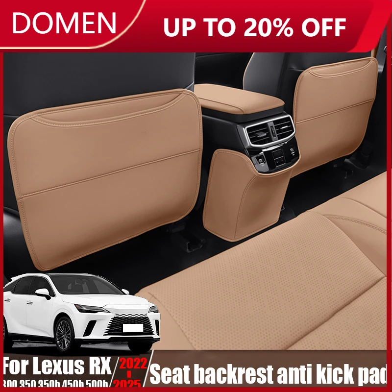 For Lexus RX 300 350 350h 450h 500h 2022-2025 modified seat backrest anti kick pad automotive interior decoration accessories